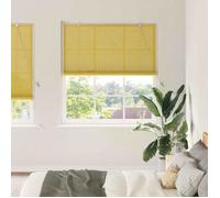 Vidaxl Stores Et Occultants Avec Des Rideaux Jaune Bambou