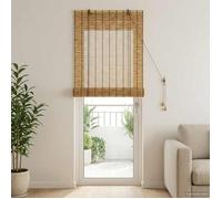 vidaXL Store enrouleur Marron 100 x 220 cm Roseau 42034660