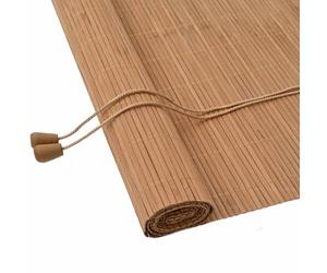 vidaXL Store Enrouleur Marron 110 x 220 cm Bambou