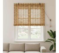 vidaXL Store enrouleur Marron 120 x 160 cm Roseau 42034656