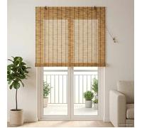 vidaXL Store enrouleur Marron 120 x 220 cm Roseau 42034661