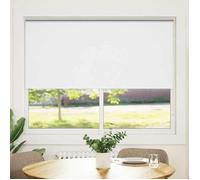 vidaXL Store enrouleur occultant 164,4 x 175 cm, largeur du tissu 160 cm, blanc 240136