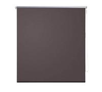 vidaXL Store Enrouleur Occultant 84,4x175 cm Marron Fenêtre Chambre à Coucher