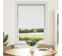 vidaXL Store Enrouleur Occultant Blanc Fenêtre Pare-vue Pare-soleil Chambre 240115
