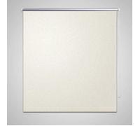 vidaXL Rolgordijn verduisterend 100 x 175 cm crême240116 Blanc G
