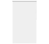 vidaXL Store enrouleur occultant largeur du tissu 121,6 cm Polyester Jour et Nuit Cuisine Blanc