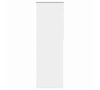 vidaXL Store enrouleur occultant largeur du tissu 70,7 cm polyester Blanc