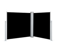 vidaXL Store latéral extensible noir 120 x 600 cm