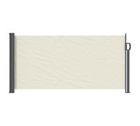 vidaXL Store latéral rétractable 100% Polyester Fer Acier, Ombre réglable, abri Moderne pour Patio, Store de Jardin stylé, Pare-Soleil Flexible, barrière de Privacy résistante à l'eau