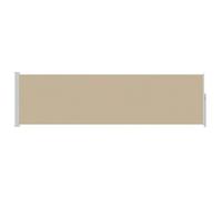 vidaXL Store latéral rétractable 117 x 500 cm Polyester, rectangulaire, pare-soleil ajustable