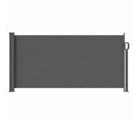 vidaXL Store latéral rétractable Anthracite 300 x 100 cm Polyester, Ombre réglable, abri Moderne pour Patio, Store de Jardin stylé, Pare-Soleil Flexible, barrière de Privacy résistante à l'eau