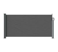 vidaXL Store latéral rétractable Anthracite 300 x 100 cm Polyester, Ombre réglable, abri Moderne pour Patio, Store de Jardin stylé, Pare-Soleil Flexible, barrière de Privacy résistante à l'eau