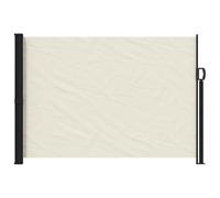 vidaXL Store latéral rétractable Crème 300 x 170 cm Polyester, Auvent rétractable Moderne, rectangulaire, pour Ombre, écran de confidentialité, séparation de Jardin, Protection Contre Le Vent