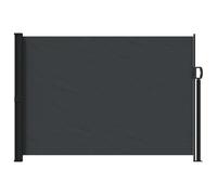 vidaXL Store latéral rétractable Noir 300 x 170 cm Polyester, Auvent rétractable Moderne, rectangulaire, pour Ombre, écran de confidentialité, séparation de Jardin, Protection Contre Le Vent