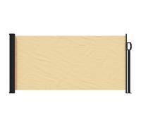 vidaXL Store latéral rétractable Sable 300 x 100 cm Polyester, Auvent rétractable Moderne, rectangulaire, pour Ombre, écran de confidentialité, séparation de Jardin, Protection Contre Le Vent