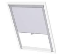vidaXL Store Occultant Roulant Blanc PK06 Enrouleur Tamisant Plissé Rideau