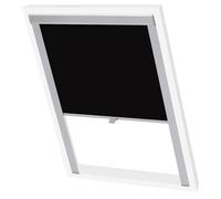 vidaXL Store Occultant Roulant Noir MK04 Enrouleur Tamisant Plissé Rideau 133517