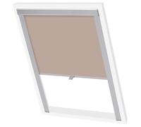 vidaXL Store Occultant Roulant Plissé Beige MK04 Auvent de Fenêtre Rideau
