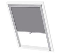 vidaXL Store Occultant Roulant Plissé Gris CK02 Auvent de Fenêtre Rideau