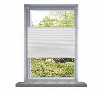 vidaXL Store plissé 100x125 cm Blanc