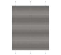 vidaXL Store plissé Anthracite 105x150 cm Largeur du Tissu 104,4 cm, Store plissé de fenêtre, Store accordéon, Store plissé de véranda, Plisse Aveugle