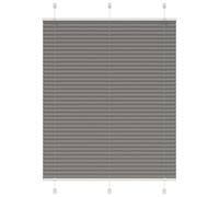 vidaXL Store plissé Anthracite 105x150 cm Largeur du Tissu 104,4 cm, Store plissé de fenêtre, Store accordéon, Store plissé de véranda, Plisse Aveugle