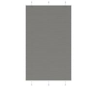 vidaXL Store plissé Anthracite 115x200 cm Largeur du Tissu 114,4 cm, Store plissé de fenêtre, Store accordéon, Store plissé de véranda, Plisse Aveugle