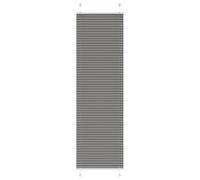 vidaXL Store plissé Anthracite 60x200 cm Largeur du Tissu 59,4 cm