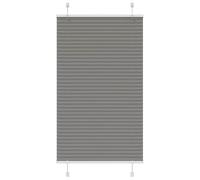 vidaXL Store plissé Anthracite 80x150 cm Largeur du Tissu 79,4 cm, Store plissé de fenêtre, Store accordéon, Store plissé de véranda, Plisse Aveugle