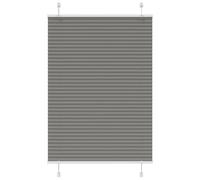 vidaXL Plissé anthracite 85x150 cm Largeur du tissu 84,4 cm Polyester