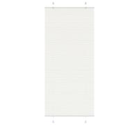 Vidaxl Store Plissé Blanc 100x200cm Largeur Du Tissu 99,4 Cm Polyester