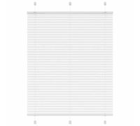 Vidaxl Store Plissé Blanc 110x150cm Largeur Du Tissu 109,4cm Polyester
