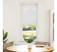 Vidaxl Store Plissé Blanc 45x150 Cm Largeur Du Tissu 44,4 Cm Polyester