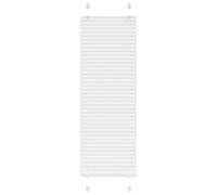 vidaXL Store plissé Blanc 50x100 cm Largeur du Tissu 49,4 cm Polyester, Store plissé de fenêtre, Store accordéon, Store plissé de véranda