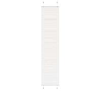 vidaXL Store plissé blanc 50x200 cm largeur du tissu 49,4 cm polyester, store plissé de fenêtre, store accordéon, store 4015507