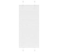 Vidaxl Store Plissé Blanc 65x100 Cm Largeur Du Tissu 64,4 Cm Polyester