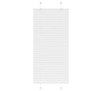 Vidaxl Store Plissé Blanc 65x150 Cm Largeur Du Tissu 64,4 Cm Polyester