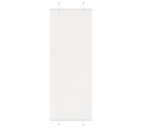 Vidaxl Store Plissé Blanc 70x200 Cm Largeur Du Tissu 69,4 Cm Polyester