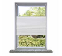 vidaXL Store Plissé Blanc 70x200cm Occultant Tamisant Fenêtre Stores Vénitiens 240600