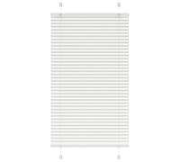 vidaXL Store plissé accordéon Blanc 75×100 cm – Largeur du tissu 74,4 cm, Polyester