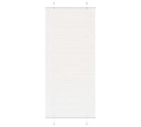 vidaXL Store plissé Blanc 85x200 cm Largeur du Tissu 84,4 cm Polyester, Store plissé de fenêtre, Store accordéon, Store plissé de véranda