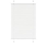 vidaXL Store plissé Blanc 90x100 cm Largeur du Tissu 89,4 cm Polyester, Store plissé de fenêtre, Store accordéon, Store plissé de véranda