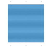 Vidaxl Store Plissé Bleu 120x100 Cm Largeur Du Tissu 119,4cm Polyester