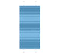 Vidaxl Store Plissé Bleu 55x150 Cm Largeur Du Tissu 54,4 Cm Polyester