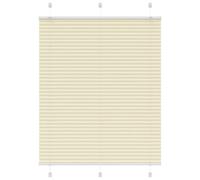 Vidaxl Store Plissé Crème 105x100cm Largeur Du Tissu 104,4cm Polyester