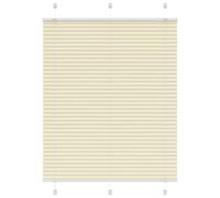 Vidaxl Store Plissé Crème 105x150cm Largeur Du Tissu 104,4cm Polyester
