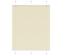 Vidaxl Store Plissé Crème 110x100cm Largeur Du Tissu 109,4cm Polyester