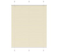 Vidaxl Store Plissé Crème 110x150cm Largeur Du Tissu 109,4cm Polyester