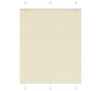 Vidaxl Store Plissé Crème 110x150cm Largeur Du Tissu 109,4cm Polyester