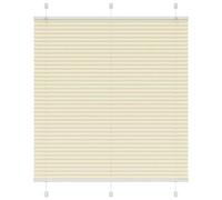 Vidaxl Store Plissé Crème 120x100cm Largeur Du Tissu 119,4cm Polyester